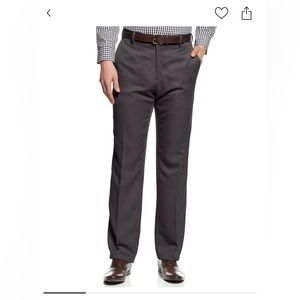 Kenneth Cole Mens Slim Fit Dress Pant 34x30 - medium grey